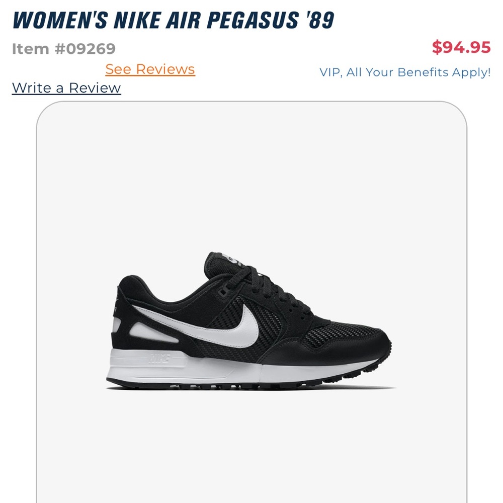 Women's Nike Air Pegasus '89 - size 8.5